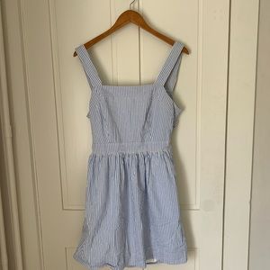 Seersucker j. Crew factory dress women’s M